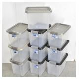 (10) Sterilite Stackers Totes 7.5 gal