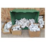 Large Lot of PVC Couplings & Tees Various Sizes