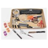 Office Paraphernalia: Hole Punch, Scisssors,