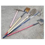 (5) Yard Tools: Mud Slinger, Cultivator, ...