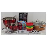 Kitchen Lot: Gibson Home Colander Set...