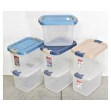 7 Rubbermaid Roughneck Totes 19 Qt