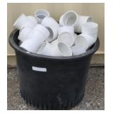 4' PVC Tees. Elbows, Couplings & Bucket