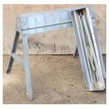 (2) Steel Folding Saw Horses