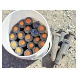 (24) Weathermatic 6' Pop Up Sprinklers & Bucket