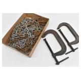 (2) 8' C Clamps & Chains
