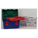 Plastic Tool Box Terry Club Classic w/ Contents &
