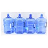 (4) PRIMO 5 Gallon Drinking Water Bottles