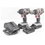 Porter Cable 20V Impact Driver & 1/2' Drill...