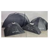 (4) Paul C Buff  Flash Soft Box Set & Tripod