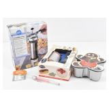 New MIRRO Cookie and Pastry Press, Wavy Knife ++