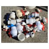 (20) PVC Ball Valves 1' - 2' & Bucket