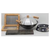 Wok, Artestia Bamboo Platters, Granite Cutting ...