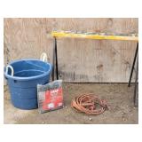 6X8 Tarp, 8.5 ft  Copper Jumper Cables, Bucket &