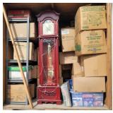 Grandfather Clock & Household Bargain Shed