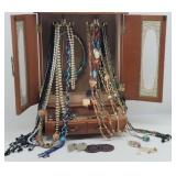 Dresser Top Jewelry Box w/ Contents