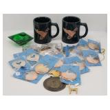 Llama Lover's Lot + Frankoma Wood Duck Mugs, ...