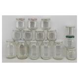 (5) Glass Gallon Jars w/ Lids & 10 1/2 Gal w/ Lids