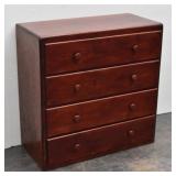 Four Drawer Dresser w/ Cherry Finish
