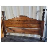 Queen Size Wood Headboard w/ Hollywood Bed Frame