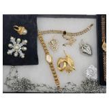 (12pcs) Watches, Pins, Ring & Necklace