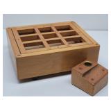 Phil Barnard Artwood Studio Plant Stand & Candle..