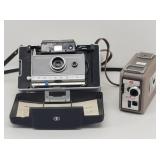 Polaroid Land Camera Automatic 100 & Brownie 8MM