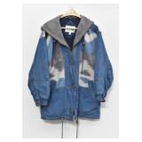 Rainbow West Women's Small Denim & Fleece Coat