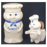 1988 Pillsbury Utensil Holder & A Doughboy Cookie
