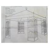 Steel & Wrought Iron Outdoor Gazebo