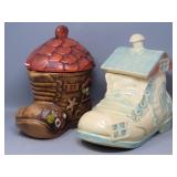 (2) Old Shoe Cookie Jars