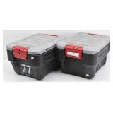 (2) Rubbermaid Action Packers 19' Long