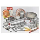 Variety of Vintage Kitchenware & Utensils