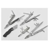(4) Multi-Tools Plus Razor Blade Knife