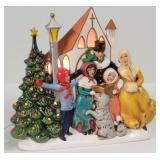Lighted Musical Ceramic Christmas Tree & Carolers