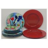 Sakura Paper Flowers Dinner & Salad Plates & ...