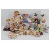 Various Bear Figurines & Sitting Duck & Pig