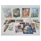 1950s & 60s Providence Lithograph Sunday School...