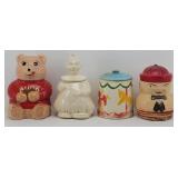 (4) Cookie Jars: AVON Teddy Bear Cookie Jar