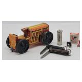 Marx Tractor, Utica & Camillus Knives, Magnetic