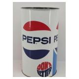 Pepsi Don't Litter Metal Trash Can Vintage