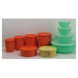 Vintage Tupperware: 4-Green Bowls ...
