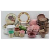 Large Collection & Variety Vintage Melamine Dishes