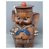 Treasure Craft U.S. Navy Sailor Elephant Cookie