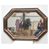 Beautiful Gilded Octagonal Wall Mirror