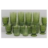 Avocado Green Drinking Glasses 2 Styles...
