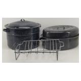 Granite Ware Water Bath Canner & Large Roaster...