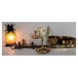 Estate Brass Decor & Pineapple Decor Lamp...