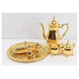 Sheridan Electroplated 24K Gold Coffee Serving Set