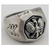 Stainless Steel Eagle Ring
